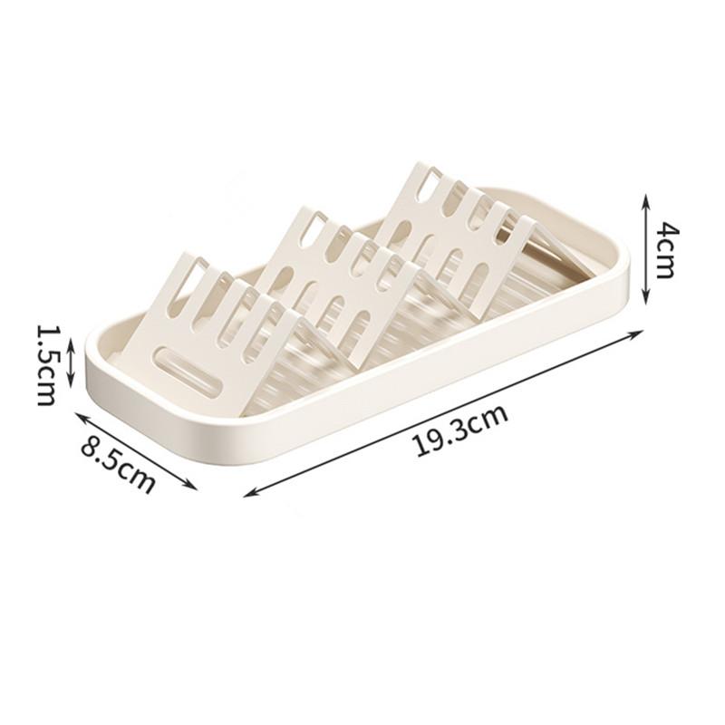 Elegant Stainless Steel Soap Holder with Fast Drainage for Bathroom Neatness