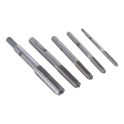 5pcs Easy To Use M3 M4 M5 M6 M8 Hand Threading Tap Set High Speed Steel Straight Flutes Uncoated Metric Thread Screw Taps