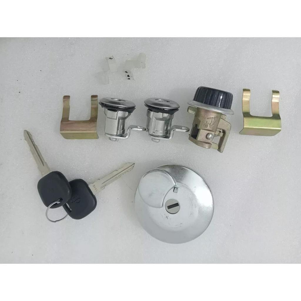 Suzuki Samurai SJ410 SJ413 Sierra Lockable Fuel Cap Door Glove Box Lock Set |Fit