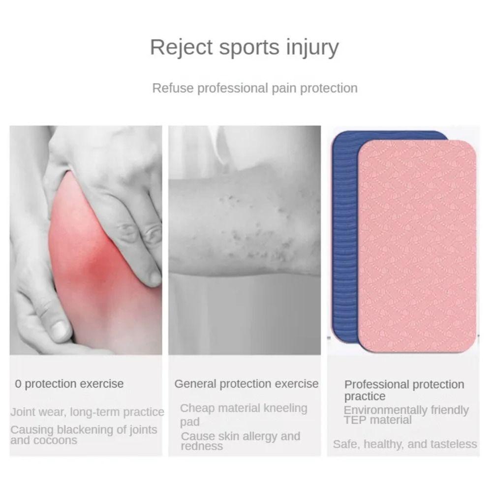 2Pcs TPE Yoga Knee Pad Anti Slip Support Protective Pad New Yoga Cushion Exercise Fitness