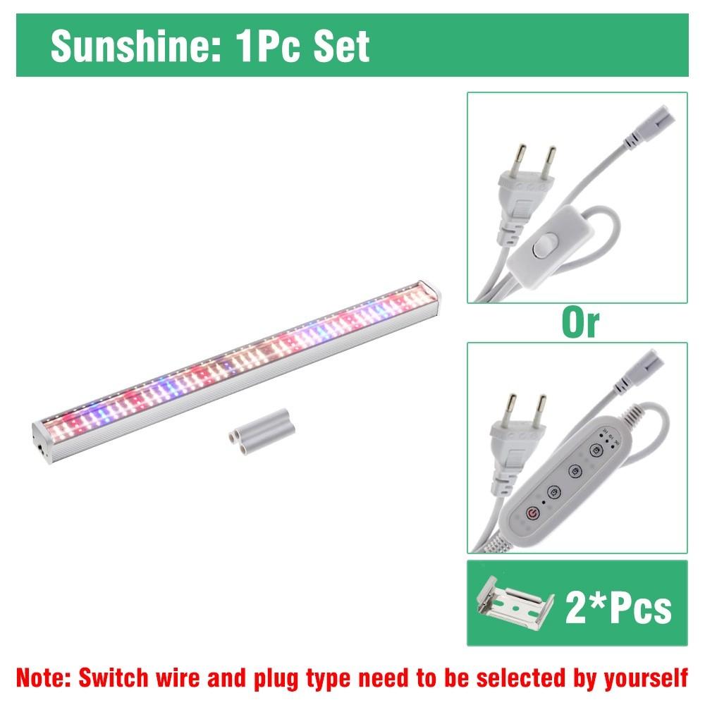 100-277V Tube Waterproof Indoor Plants Flower Seedling Growth Light LED Grow Light Household Full Spectrum Plant Light