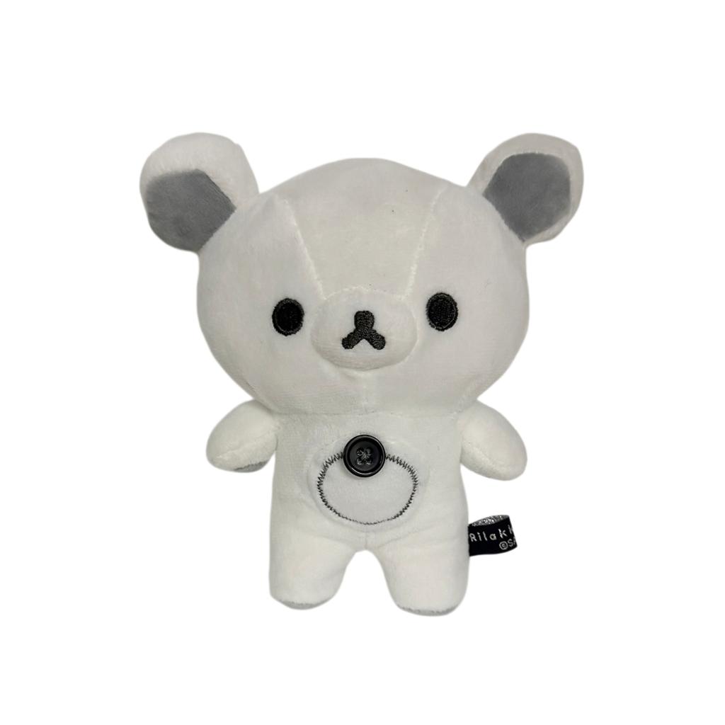 Black/White Rilakkuma Series Cartoon Plush Pillow Doll Teddy Bear Toy Kawaii Room Decor Cute Couple Bear Plushies Doll Xmas Gift