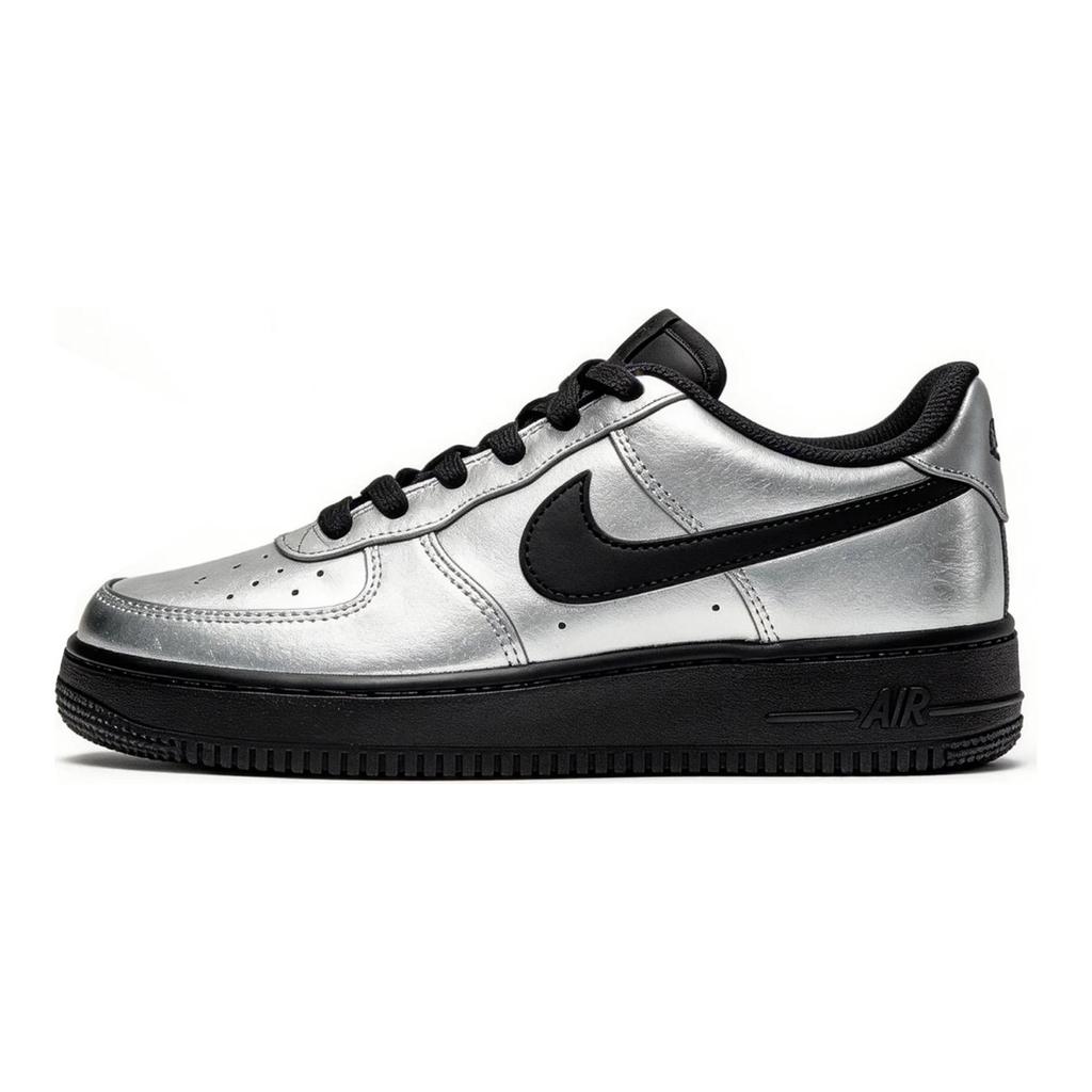 Nike Air Force 1 Sneaker Chunky Unisex Basse Nere Argento CW2288-001