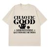 Chaotic Good Funny Cat Meme Tshirt Unisex Unisex Fashion Tshirt Shortsleeved Loose Casual Cotton Summer Tshirts Streetwear
