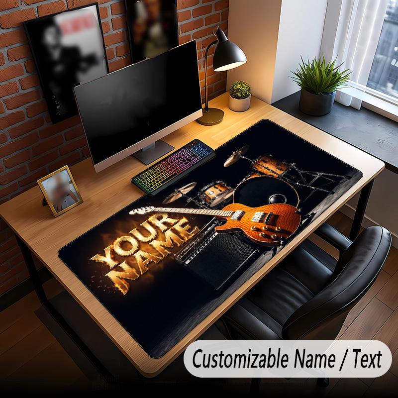Musik Allgemeines Thema Benutzerdefiniertes Mauspads Personalisiert Mit Name Text Angepasste Schreibtischunterlage Für Büro Heimdekoration
