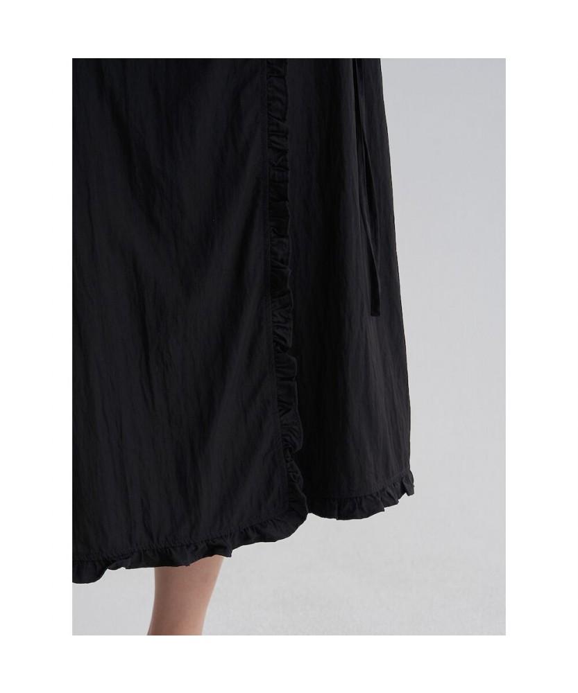 8SECONDS Frill Wrap Skirt Black