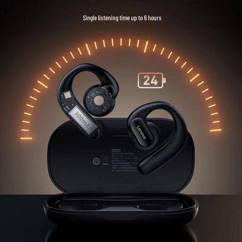 Lenovo TC3402 Open-Ear Ear-Hook Wireless Bluetooth Sports Headphones