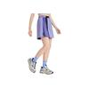 Skechers High Waist Color Block Outdoor Casual Sports Mid-Length Skirt Style Cargo Shorts Women shorts Purple L224W151-004N