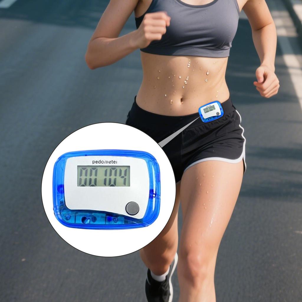 Walking Pedometer Electronic Pedometer Multi-Function Walking Step Counter Mile Kilometer Calorie Calculation for Outdoor Sports