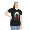 Spooky Frenchie Treat: Adorable Bulldog Halloween Unisex Softstyle T-Shirt