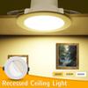 LED Recessed Ceiling Light 3 Colors Adjustable Downlight 10W AC220V Embedded Spotlights For Indoor Bedroom Lighting Fixtures