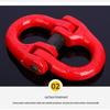 EHURLL G80 Alloy Steel Double Ring Buckle Lifting Chain Connector