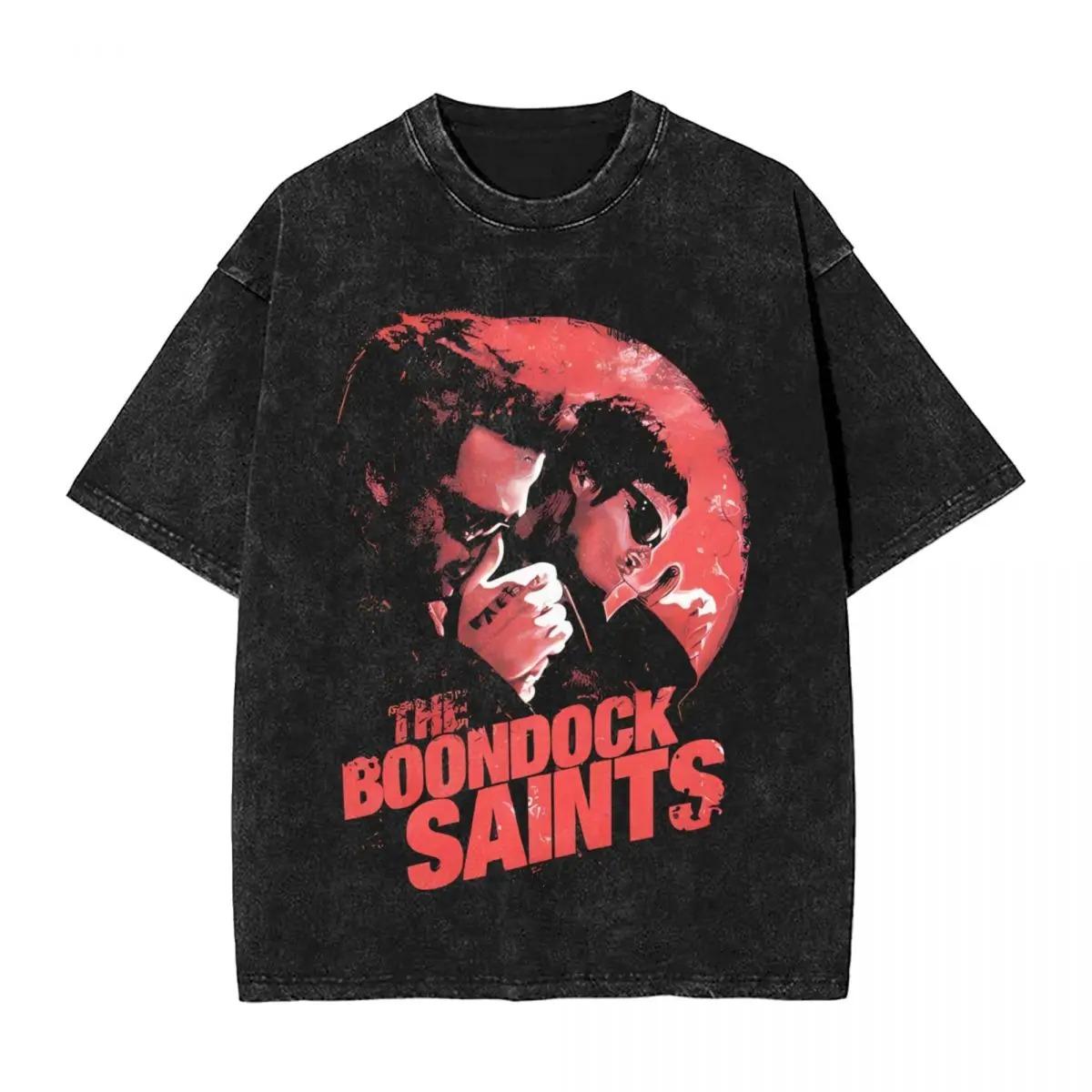 

Hot Classic The Boondock Saints Still Graphic Print TShirt Unisex Women Vintage Washed Cotton Streetwear Style Oversize Summer Tee S