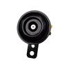 Universal Motorcycle Electric 12V 1.5A/48V 60V 72V 0.2A  Round Black Basin Air Horn Motorbike Loud Disc Speaker 105dB,Pack of 1
