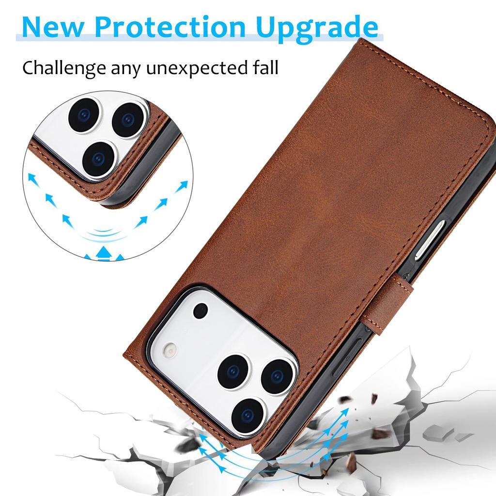2 in1 Detachable Cards Solt Wallet Leather Flip Case For iPhone 17 Pro Max 16 Plus 15 Plus 14 13 12 11 kickstand Magnetic Cover