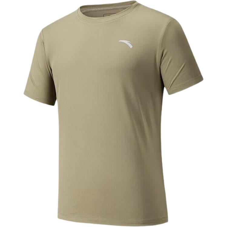 Anta Plain Round Neck Quick Dry Versatile Short Sleeve T-Shirt Men tops 952537103-4 S