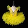 Children's Stage Ballet Dance Dress Girls Performance Tutu Kids Clothes Vestido Girl Mesh Princess Dress for Children's Day