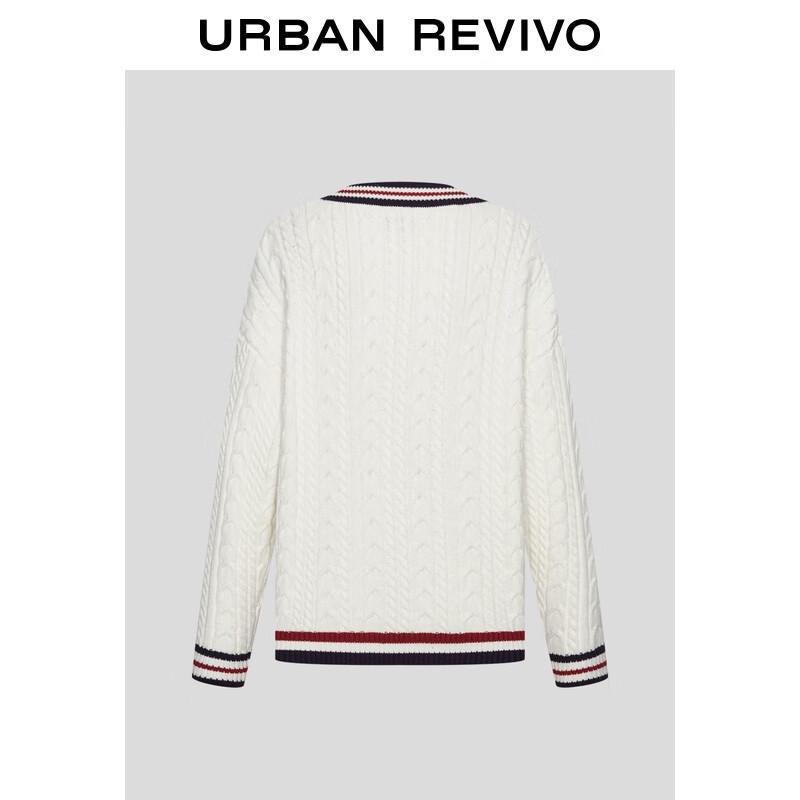 UR Women's V-Neck Cable Knit Sweater