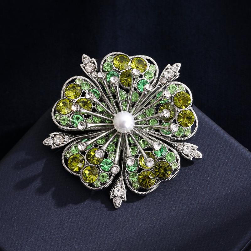 Cherry Blossom Flower Brooch Pins Plants Corsage For Women'S Clothes Backpack Decor Gifts
