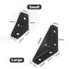 Thickened Triangle Fixed Angle Code 90 Degree  Angle Furniture Corner Connector Brace Support Bracket
