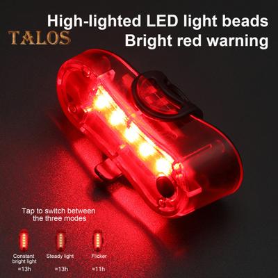 Feu arrière de vélo étanche et léger, rechargeable par USB, LED, universel, pour VTT, route, montagne, conduite de nuit, lampe d'avertissement de sécurité