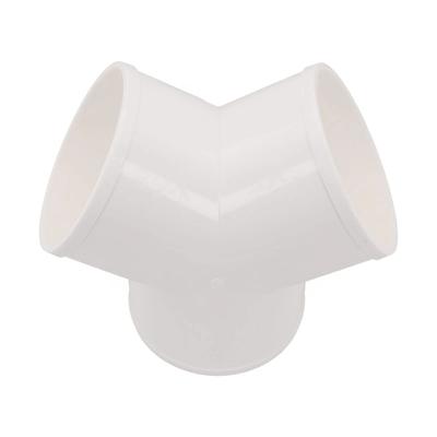 200mm/7.9in PVC Y Shape Ducting Splitter Versatile Compatibility Airtight Fit Efficient Ducting Splitter Flexible Ducting