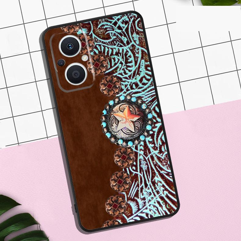 Western Cowgirl Cowboy Case For OPPO Reno 7 8 10 11 12 13 Pro 13F 12F 11F 8T OPPO Find X8 Pro X6 X3 X5 Lite Cover