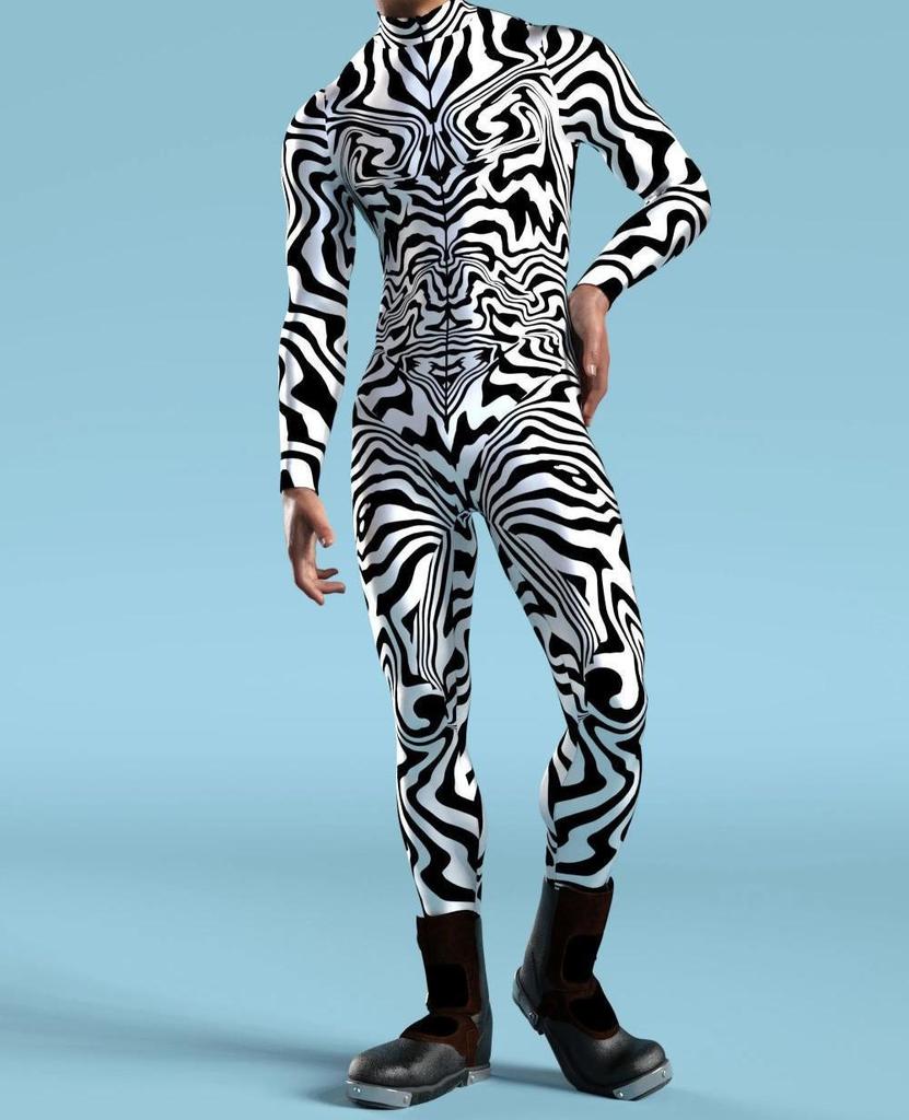 New Tights 3D Digital Printing Adult Cosplay One-piece Costume
