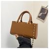 Spanish Women'S Bag Crimson Square Bag Texture Premium Mini Shoulder Messenger Handbag