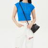 Longchamp Le Pliage Xtra Mini Zipper Closure Leather Shoulder Crossbody Bag Women bags Black 10187987001