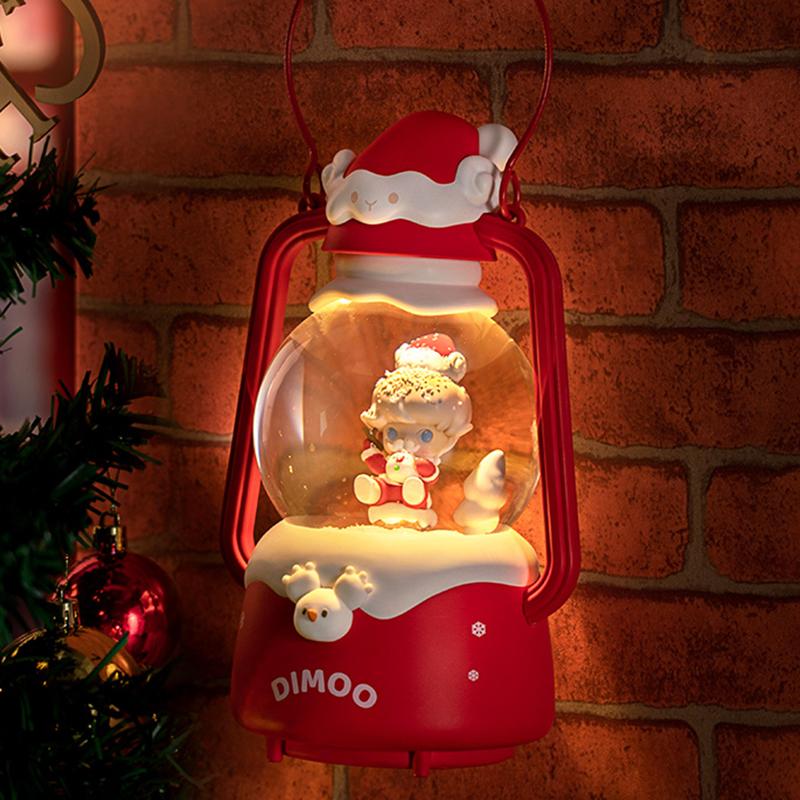 New POP MART DIMOO Snowman's Letter Collection, Crystal Ball Lamp 2023 Theme Trend Based Products 29cm PPMT-2311-0064