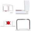 1Pc Cat Dog Flap Door With 4 Way Locking Kitten Small Pet Dual Entry And Exit Door Weatherproof Pet Safety Doors Weatherproof