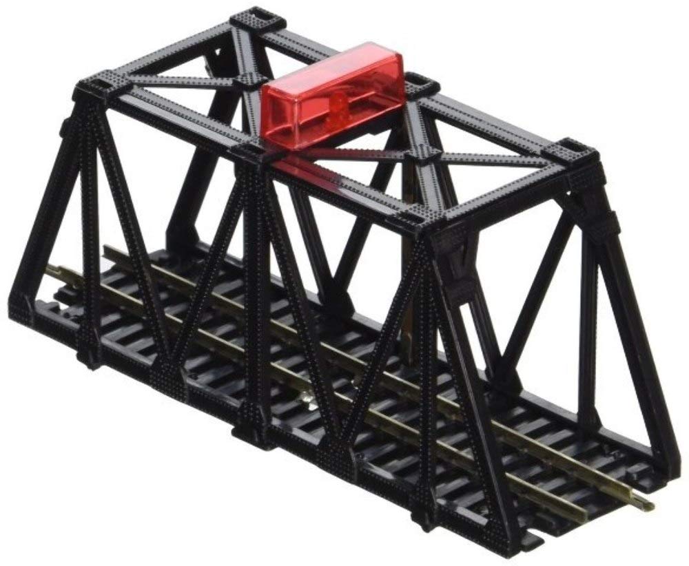 Bachmann Trains - PLASTICVILLE USA BUILT-UP BUILDING - BLINKING BRIDGE (Not Compatible with E-Z Track) - N Scale (46904) [Parallel Import]