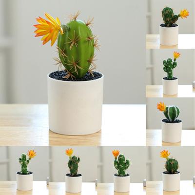 Mini Bonsai Portable Landscaping Fresh Beautiful Simulation Succulent Plants for Courtyard