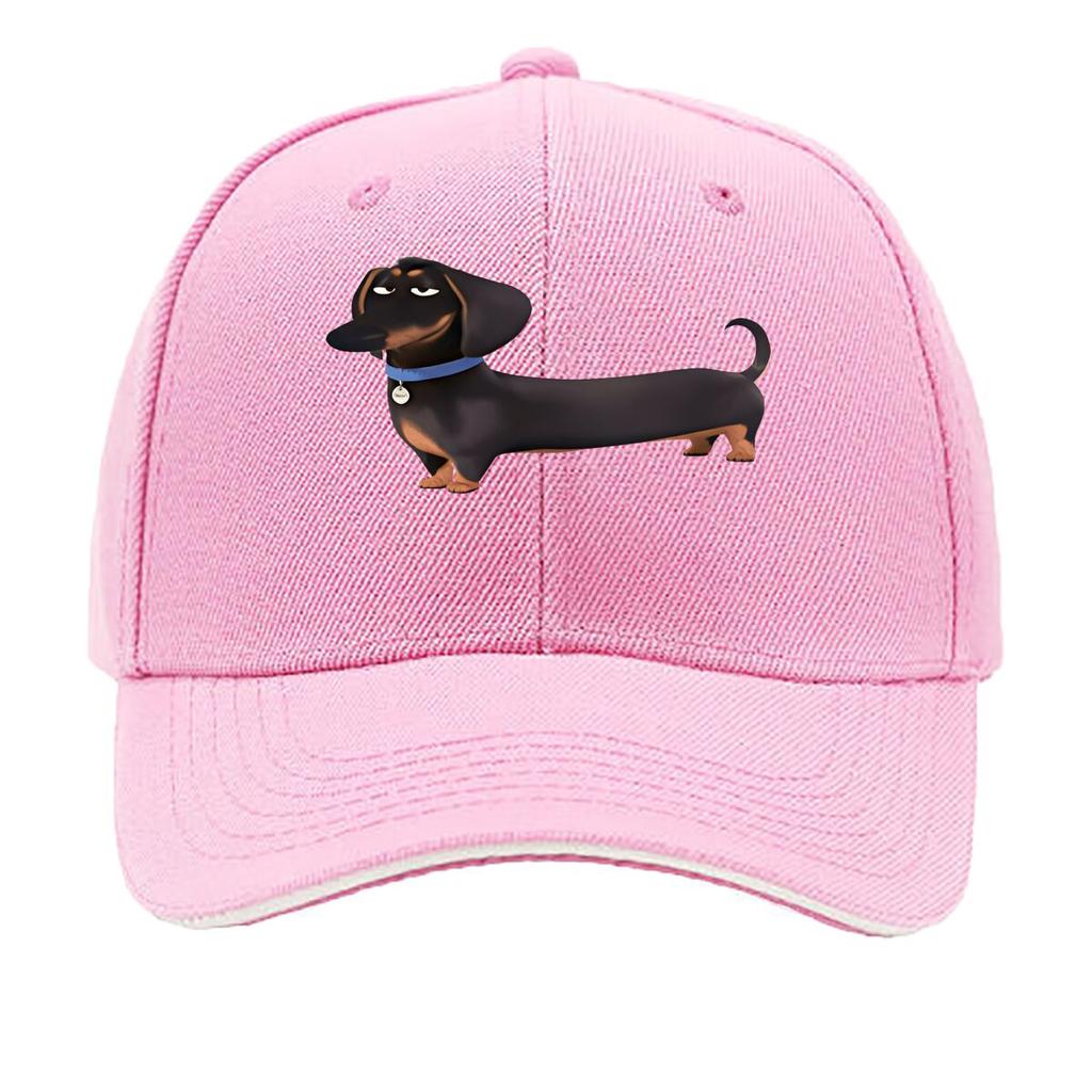 Fun Sausage Dog Print Baseball Cap Fashionable Adjustable Lightweight Durable Ideal for Hiking Sandwich Baseball Cap