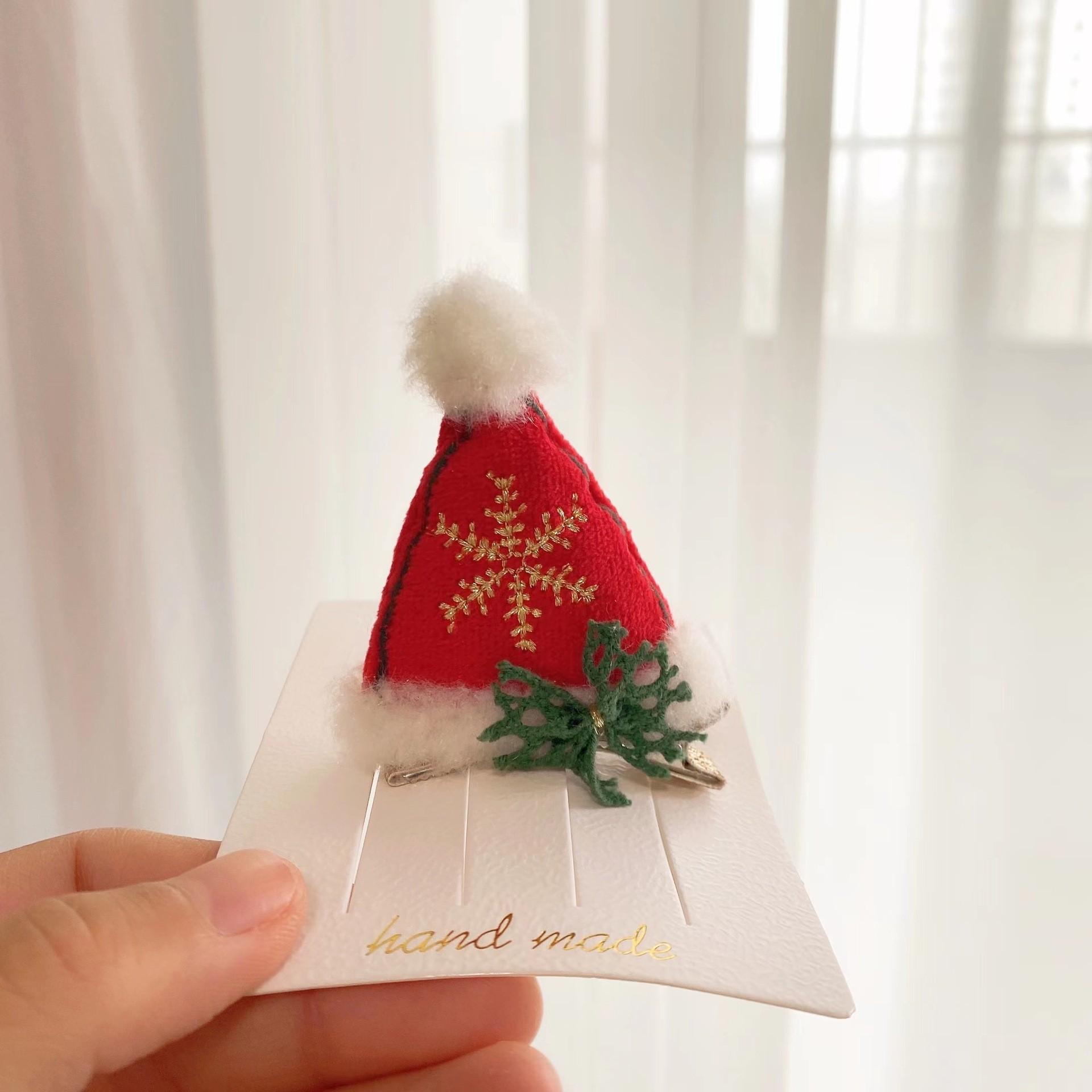 

Новогодняя Рождественская Заколка для волос Санта-Клаус Рождественская Елка Снеговик Мультфильм Детские Заколки Головные Уборы Детские Аксессуары Для Волос