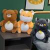 Hamster Cat Bear Plush Toy Doll Pillow Necklace Girls Birthday Gift Cotton Pp