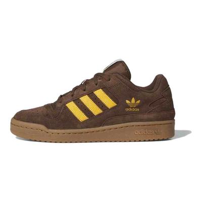 Zapatillas Unisex Forum Low CL Marrón Preloved Amarillo Goma JI3274
