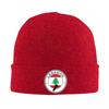 Lebanon Lebanese Flag Warm Knitted Cap Fashion Bonnet Hat Autumn Winter Outdoor Beanies Hats for Unisex Adult