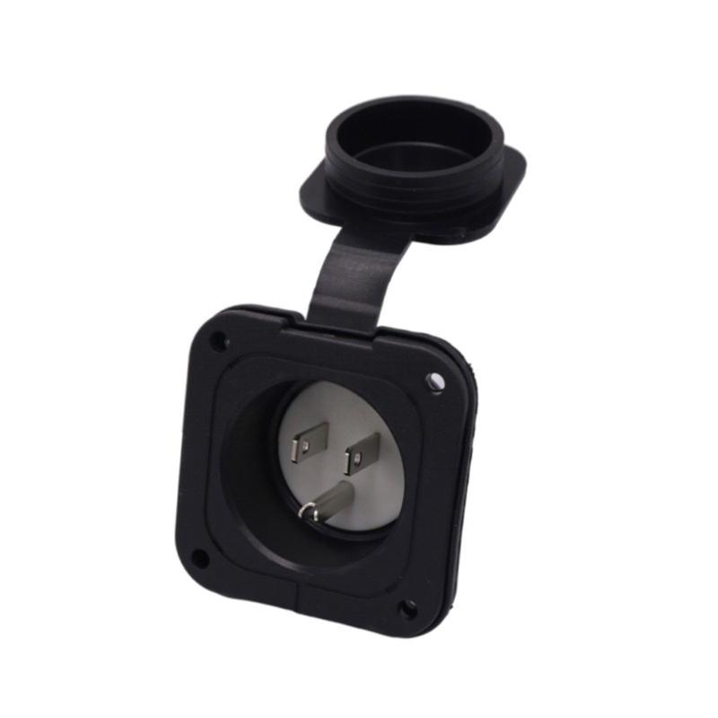 15A 125V Campers Power Outlet Waterproof Shock Resistant Design for Campers Vehicle Interior Electrical System