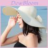 Summer Wide Brim Straw Hat With Sun Protection Foldable For Women Fashionable Sun Hat