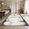 Marble Style Dining Room Long Rug Decoration Bedroom Living Room Non-slip Washable Carpet Cloakroom Soft Fluffy Tables Chair Mat