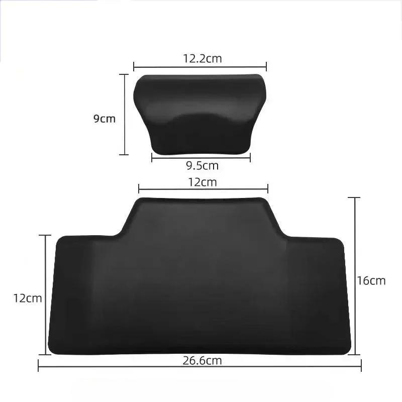 Motorcycle Trunk Backrest Top Case Passenger Backrest Pad Comfortable Upper Lower Split PU Leather Sponge for 55L/65L Top Box