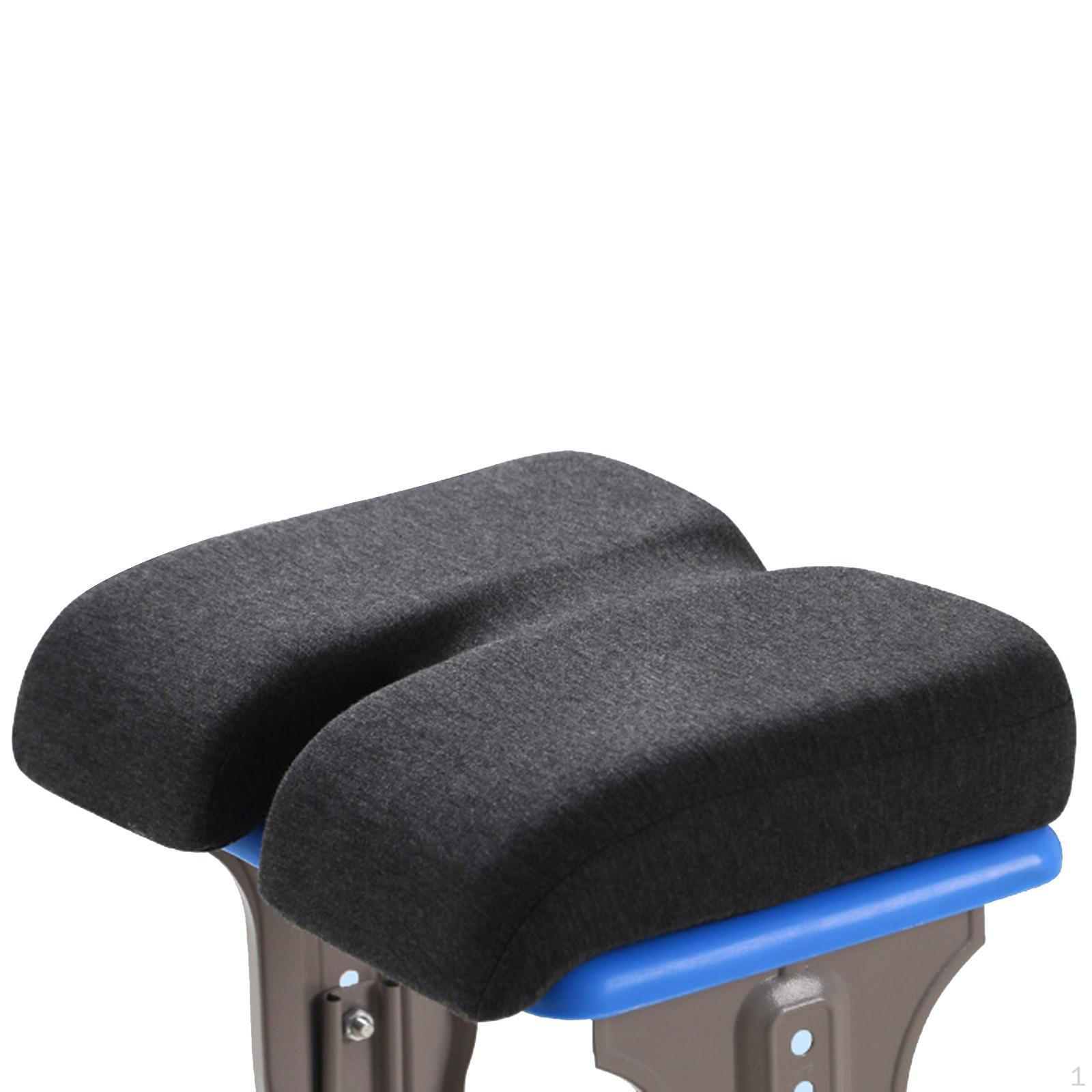 Подушка сиденья из пены с эффектом памяти для детей с нескользящим основанием и съемным чехлом для дома и офиса темно-серого 2369₽