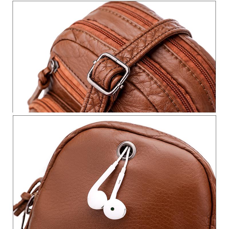 Mote Sommer Designer Dame Høykvalitets Liten Crossbody Bag Mykt PU-skinn Dame Skuldervesker Messenger Bag Uformelt kvinnelige håndvesker