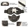 New type Personalized Harley goggles face mask for Cycling ,Skiing or Fishing Removable Hood mask Face mask system