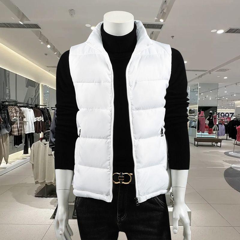 Neue Herbst Winter Daunen Baumwollweste Herren Freizeitweste Jacke Warm Pferdeclip