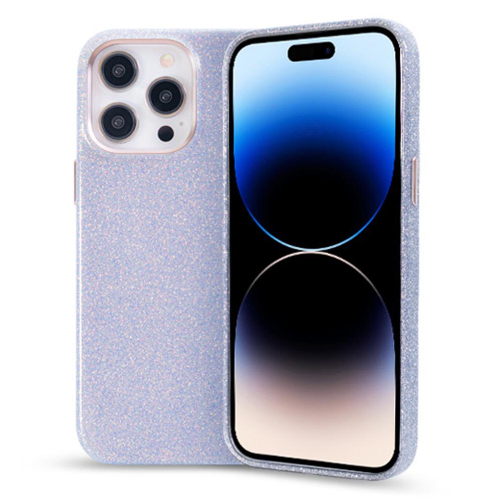 

KZDOO Sparkle Series for iPhone 16 Pro Max Case TPU+PC Shining Anti-Drop Phone Protector Blue