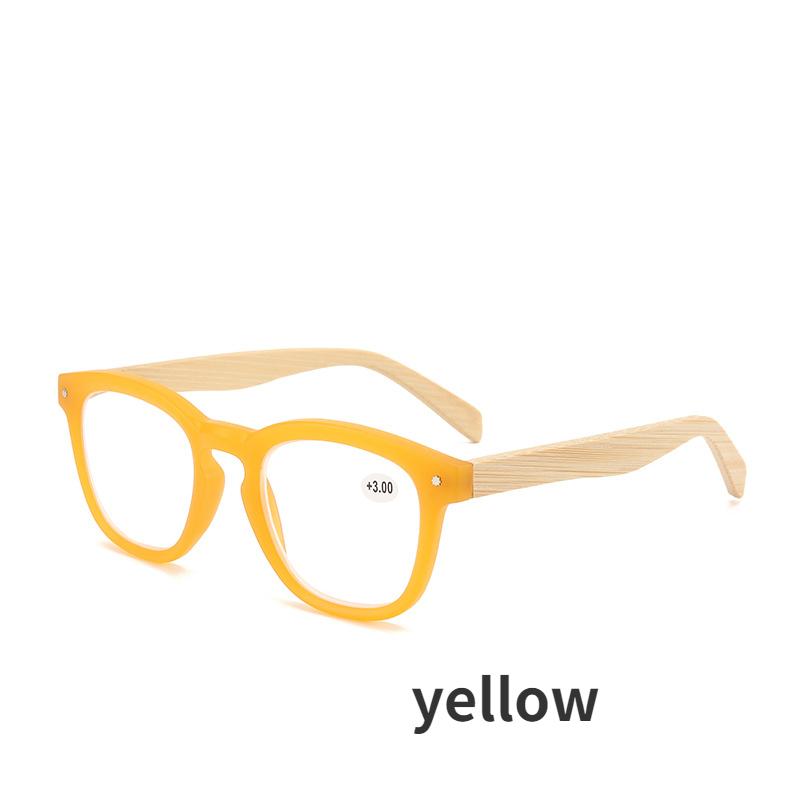 

Модные очки для чтения на ногах из натурального дерева, анти-синий свет, женские и мужские компьютерные очки, квадратные очки для дальнего зрения, пресбиопия + 1,0 + 4,0 +2.5