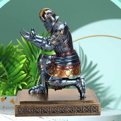 Creative European Knight Ornament Executive, Foyer Home Decoration Office Desktop Armor Pen Holder Gift